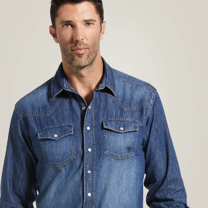 Ariat Denim Retro Fit Shirt Outlet