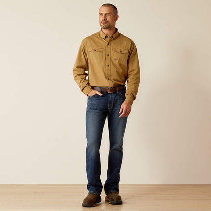 Ariat Rebar Washed Twill Work Shirt Outlet