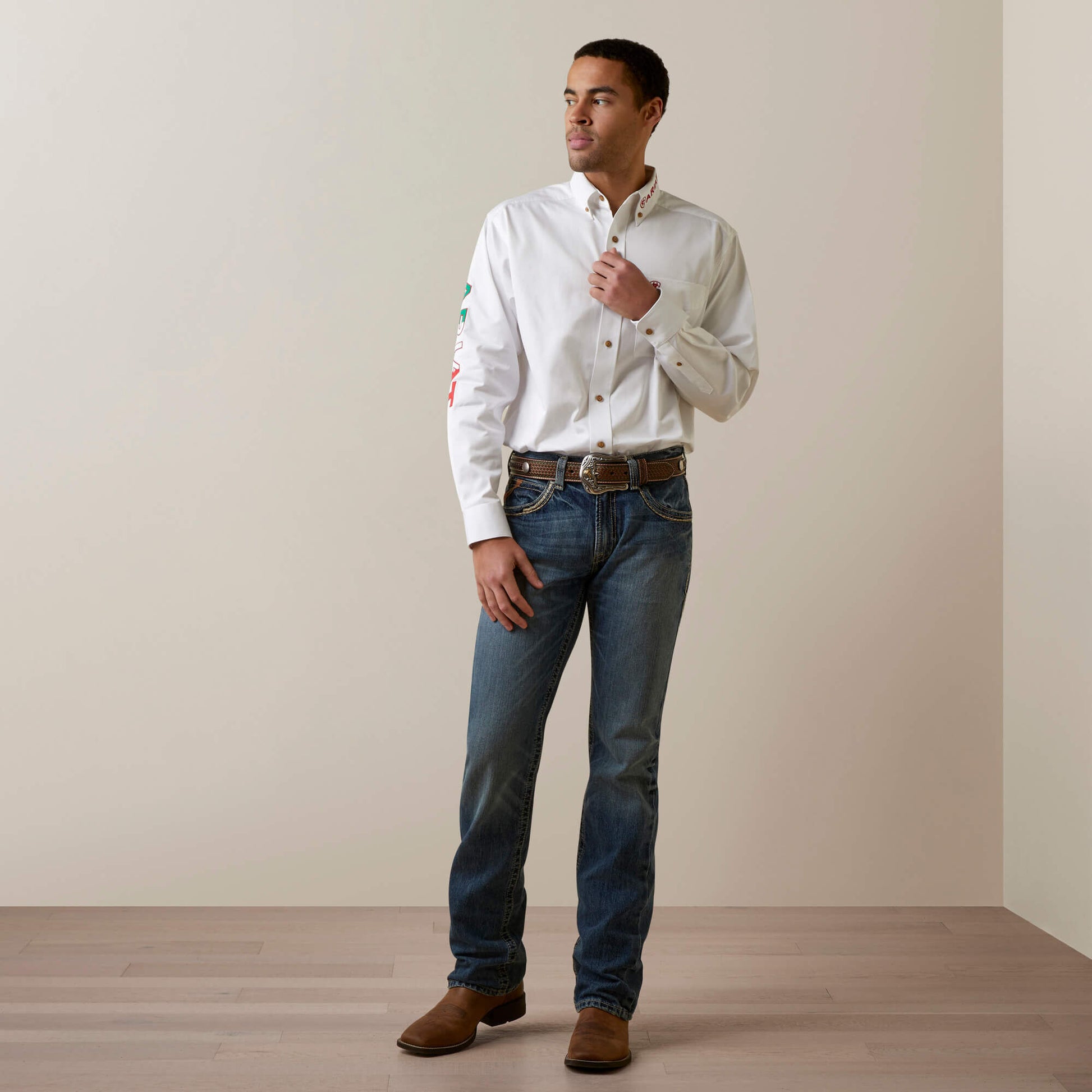 Ariat Team Logo Twill Classic Fit Shirt Online