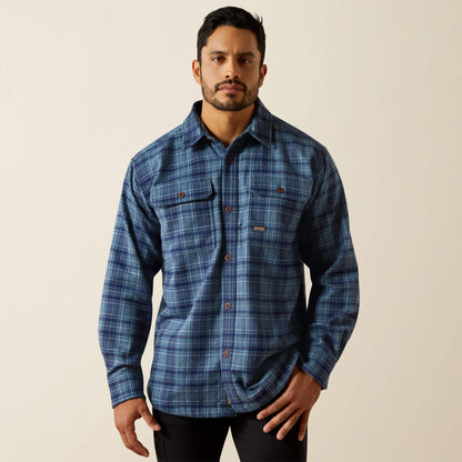 Ariat Rebar Heavy Flannel Work Shirt For Sale