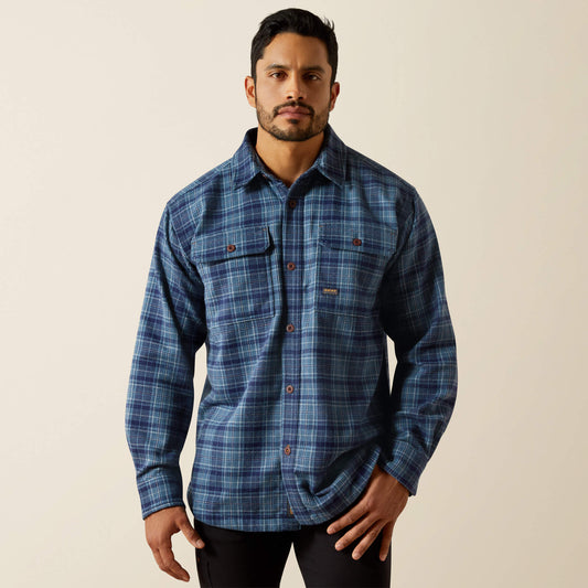 Ariat Rebar Heavy Flannel Work Shirt For Sale