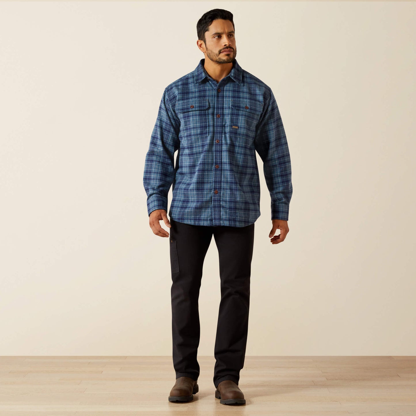 Ariat Rebar Heavy Flannel Work Shirt For Sale