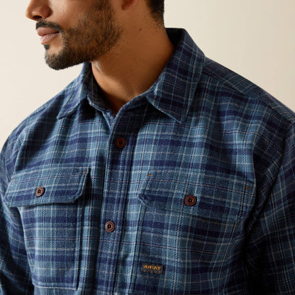 Ariat Rebar Heavy Flannel Work Shirt For Sale