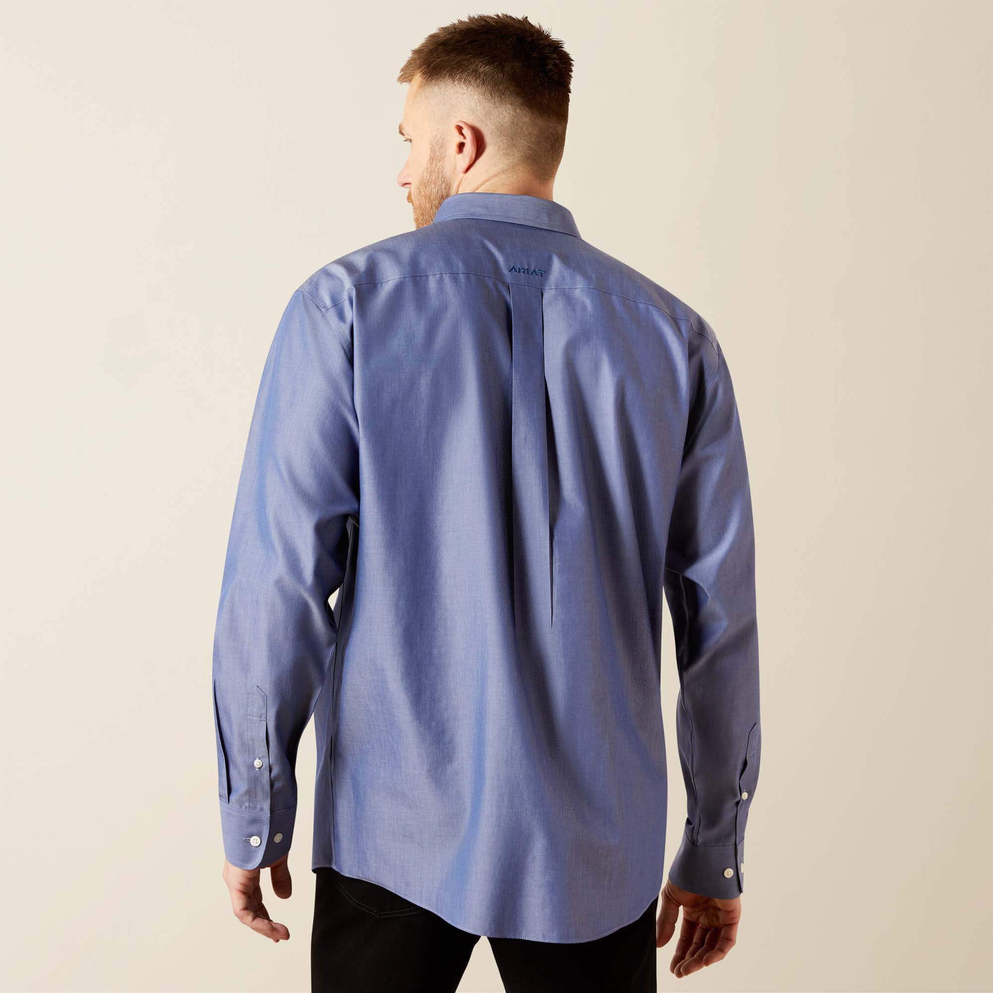 Ariat Wrinkle Free Solid Pinpoint Oxford Classic Fit Shirt Online