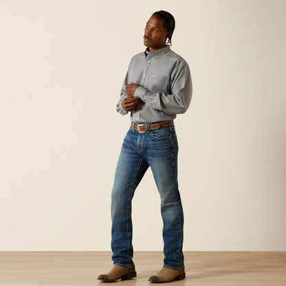 Ariat Wrinkle Free Solid Pinpoint Oxford Classic Fit Shirt Discount