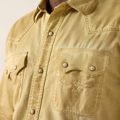 Ariat Retro Hartigan Fitted Snap Shirt On Sale