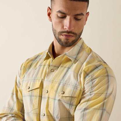Ariat Retro Hux Fitted Snap Shirt For Sale