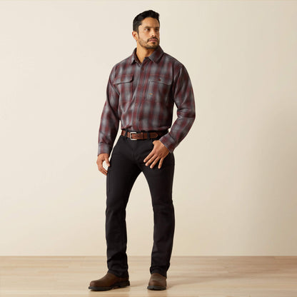 Ariat Rebar Heavy Flannel Work Shirt For Sale
