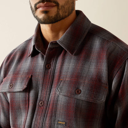 Ariat Rebar Heavy Flannel Work Shirt For Sale