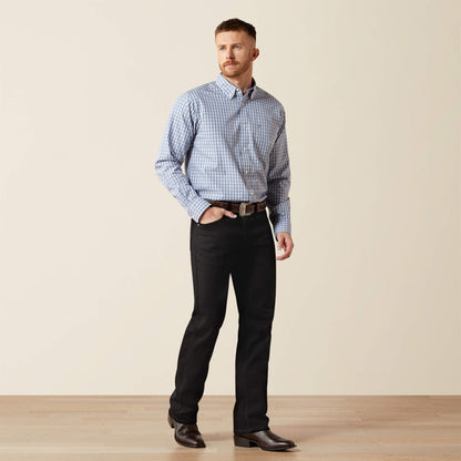 Ariat Wrinkle Free Brett Fitted Shirt On Sale