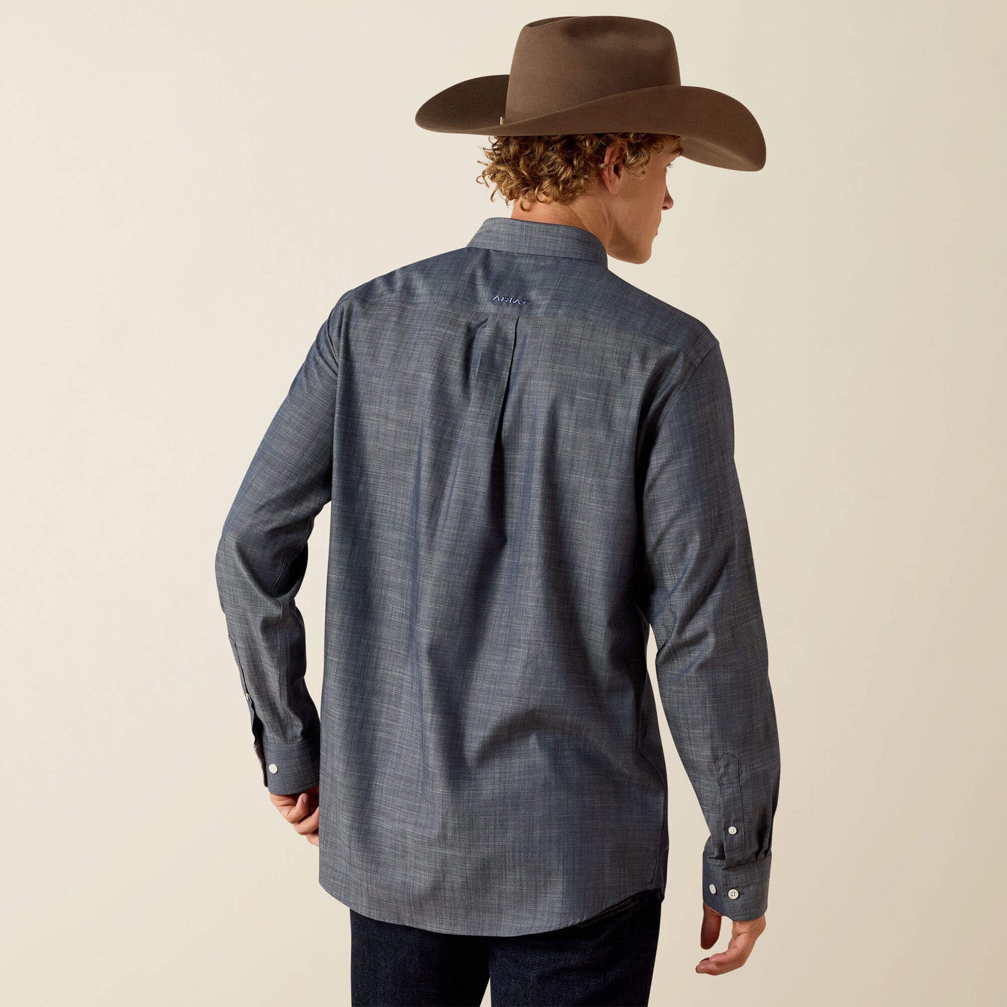 Ariat Wrinkle Free Solid Fitted Shirt Discount