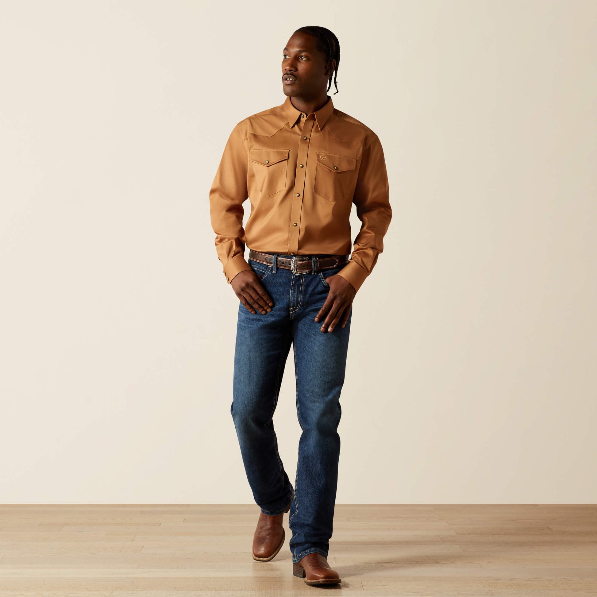 Ariat Solid Twill Classic Fit Shirt On Sale