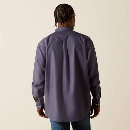 Ariat Wrinkle Free Solid Pinpoint Oxford Classic Fit Shirt Outlet