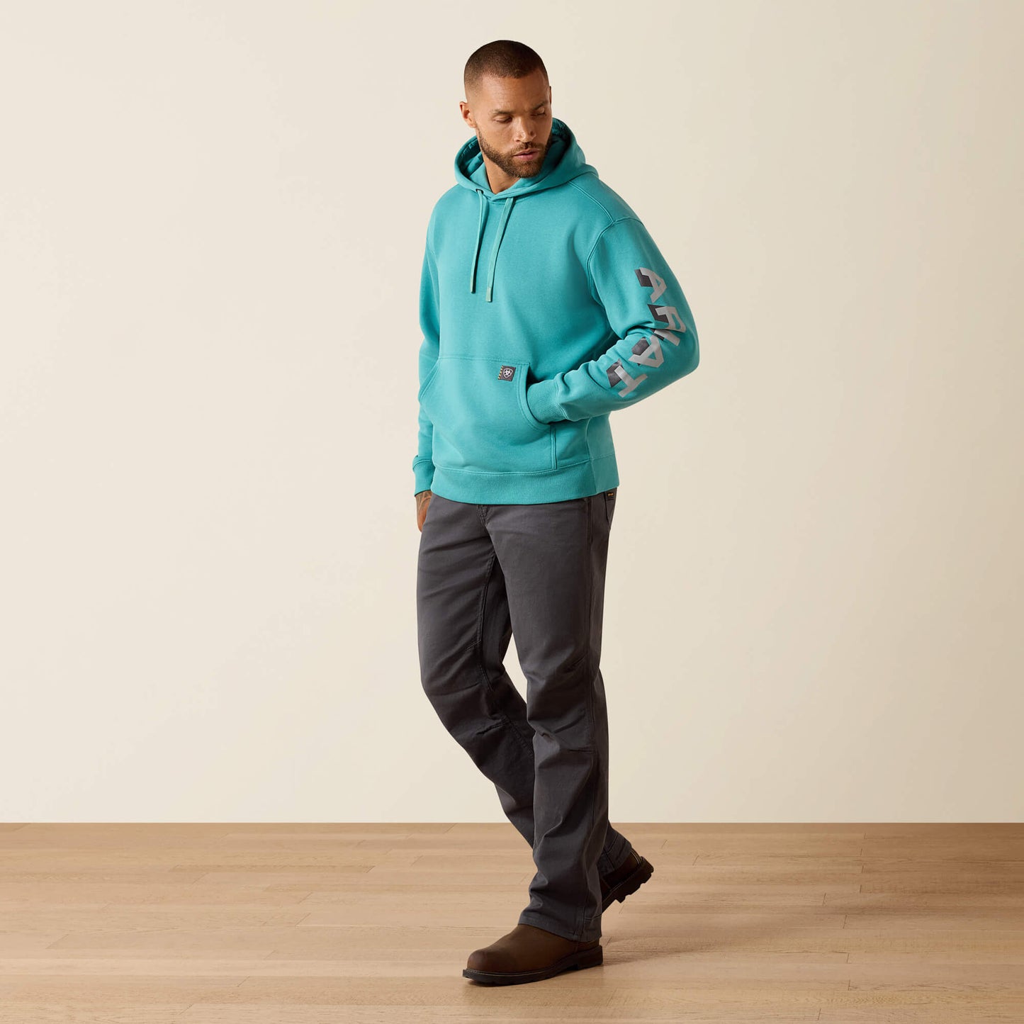 Ariat Rebar Lightweight Logo Hoodie For Sale