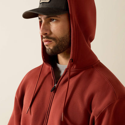 Ariat Rebar Lightweight Label Full Zip Hoodie Outlet