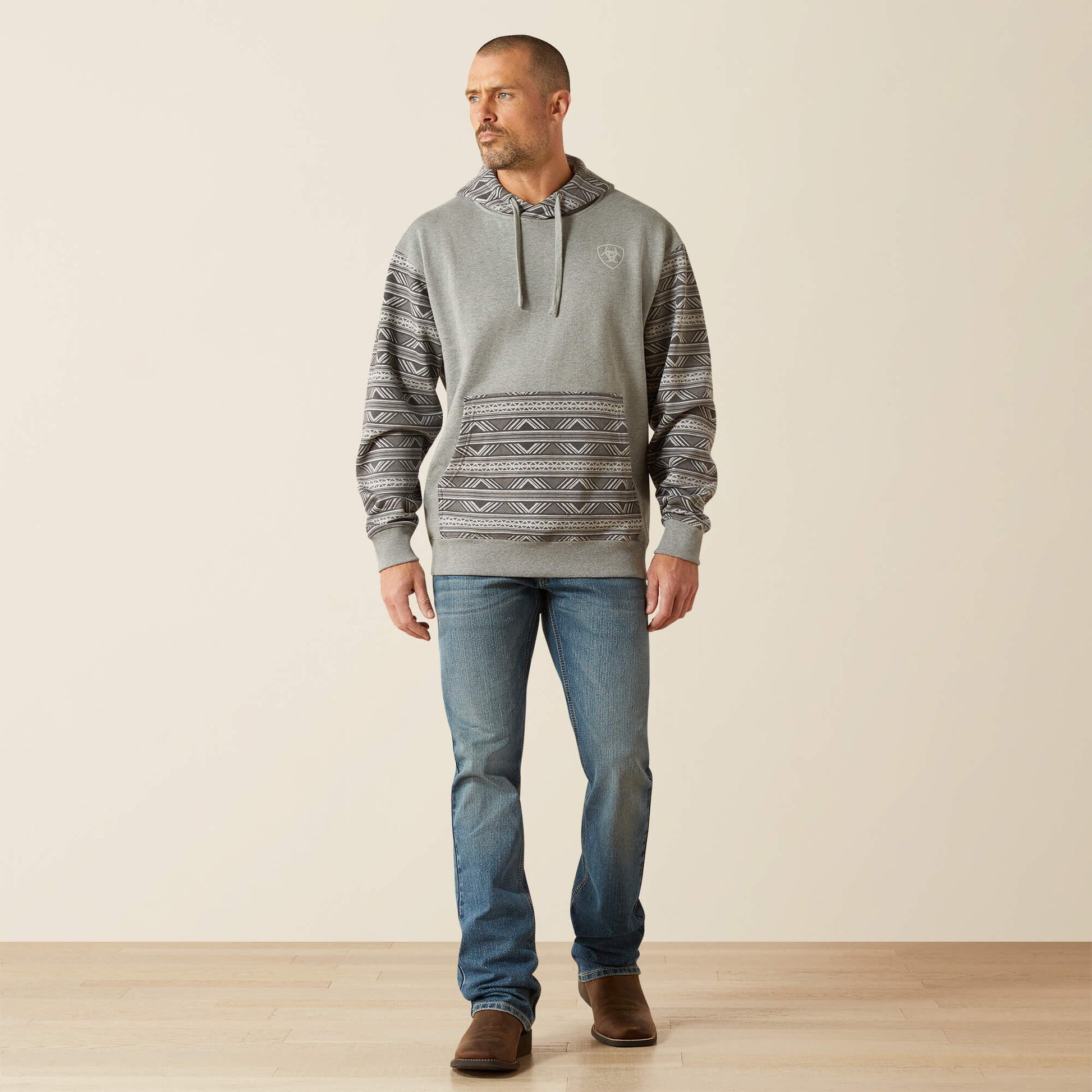 Ariat Southwestern Color Block Hoodie For Sale
