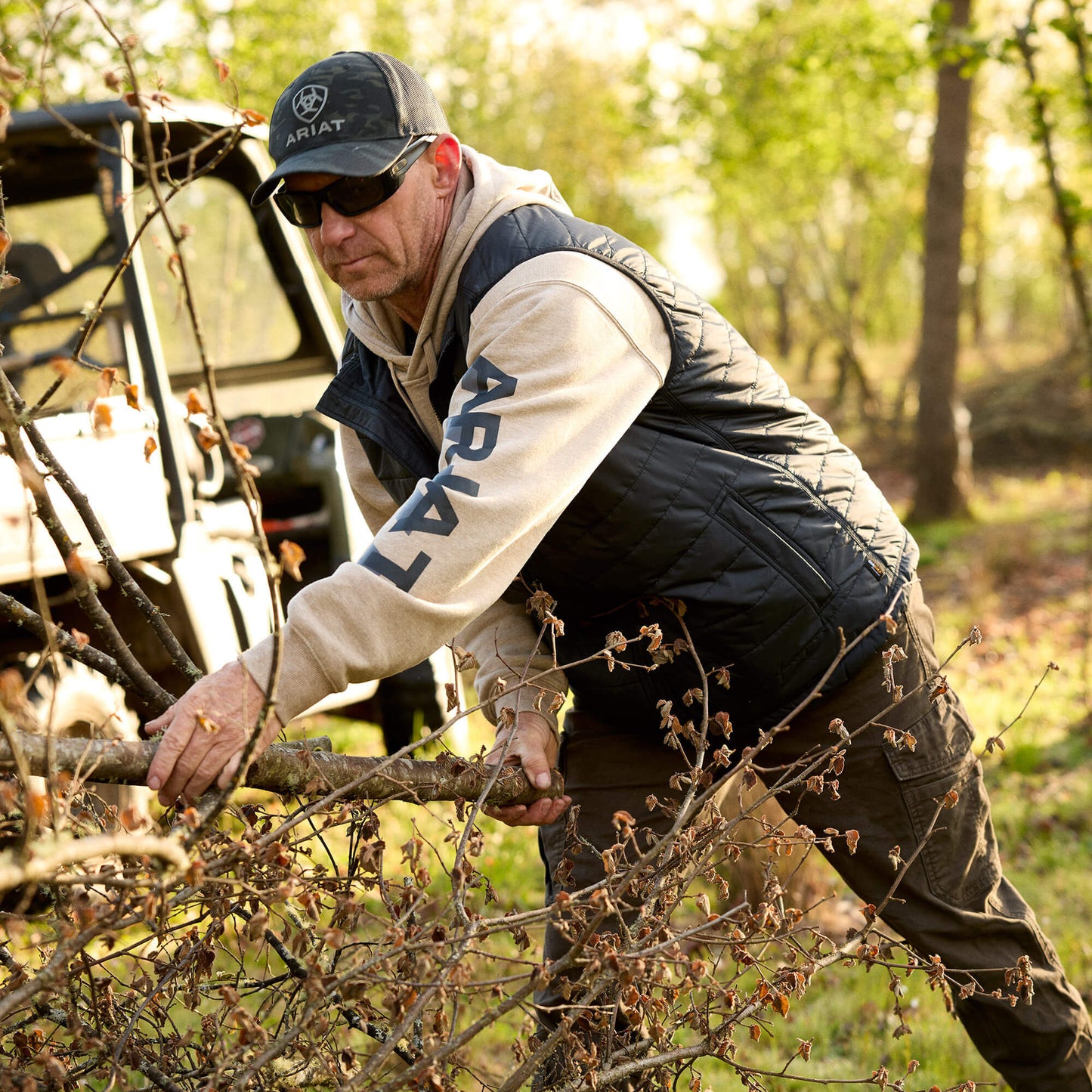 Ariat Rebar Lightweight Logo Hoodie On Sale