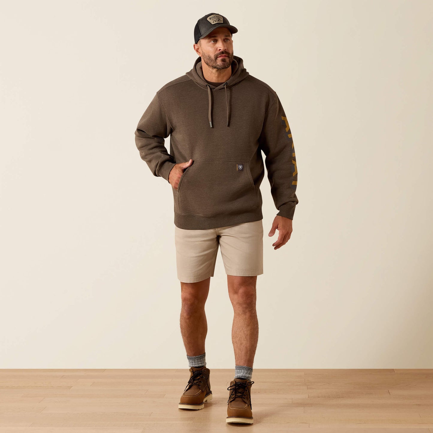 Ariat Rebar Lightweight Logo Hoodie Outlet