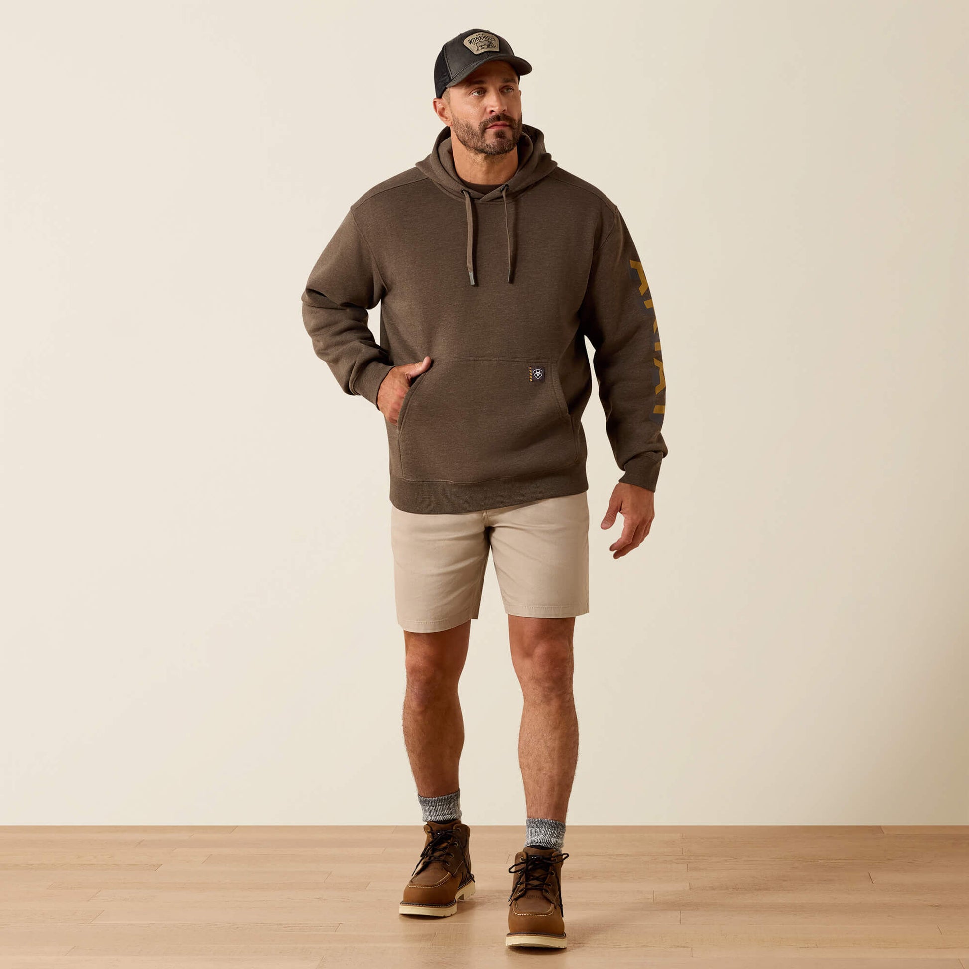 Ariat Rebar Lightweight Logo Hoodie Outlet