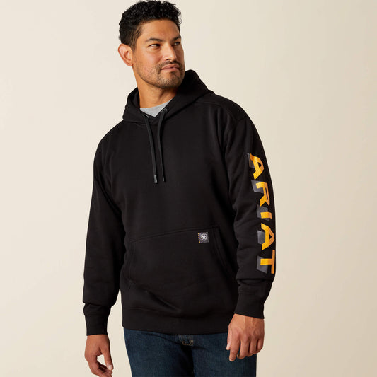 Ariat Rebar Lightweight Logo Hoodie Outlet
