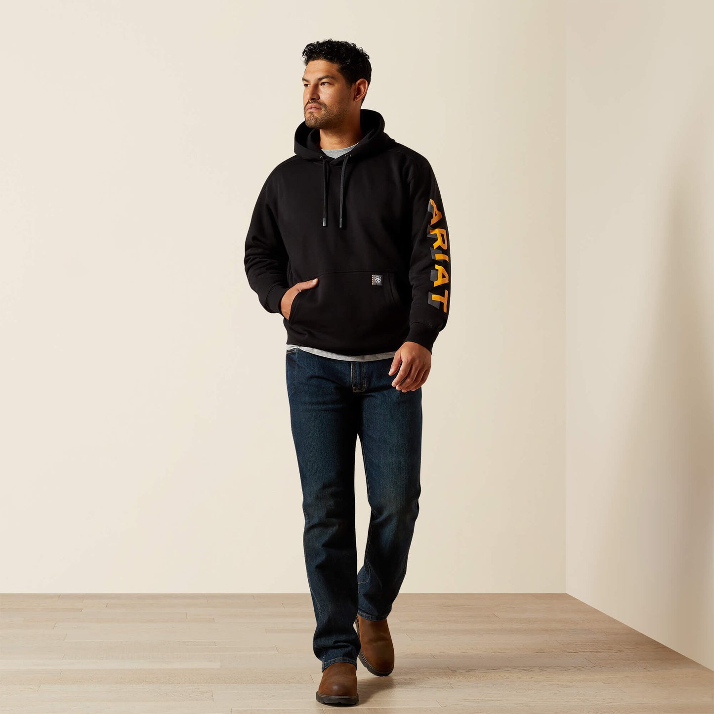 Ariat Rebar Lightweight Logo Hoodie Outlet