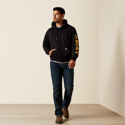 Ariat Rebar Lightweight Logo Hoodie Outlet