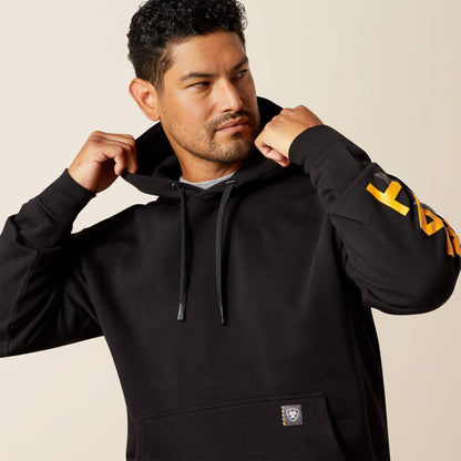 Ariat Rebar Lightweight Logo Hoodie Outlet