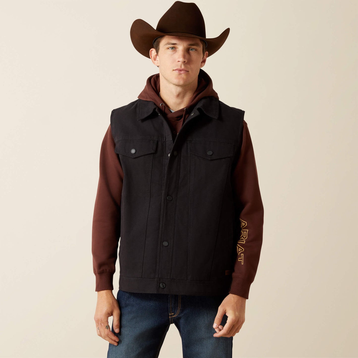 Ariat Canvas Rancher Vest Outlet