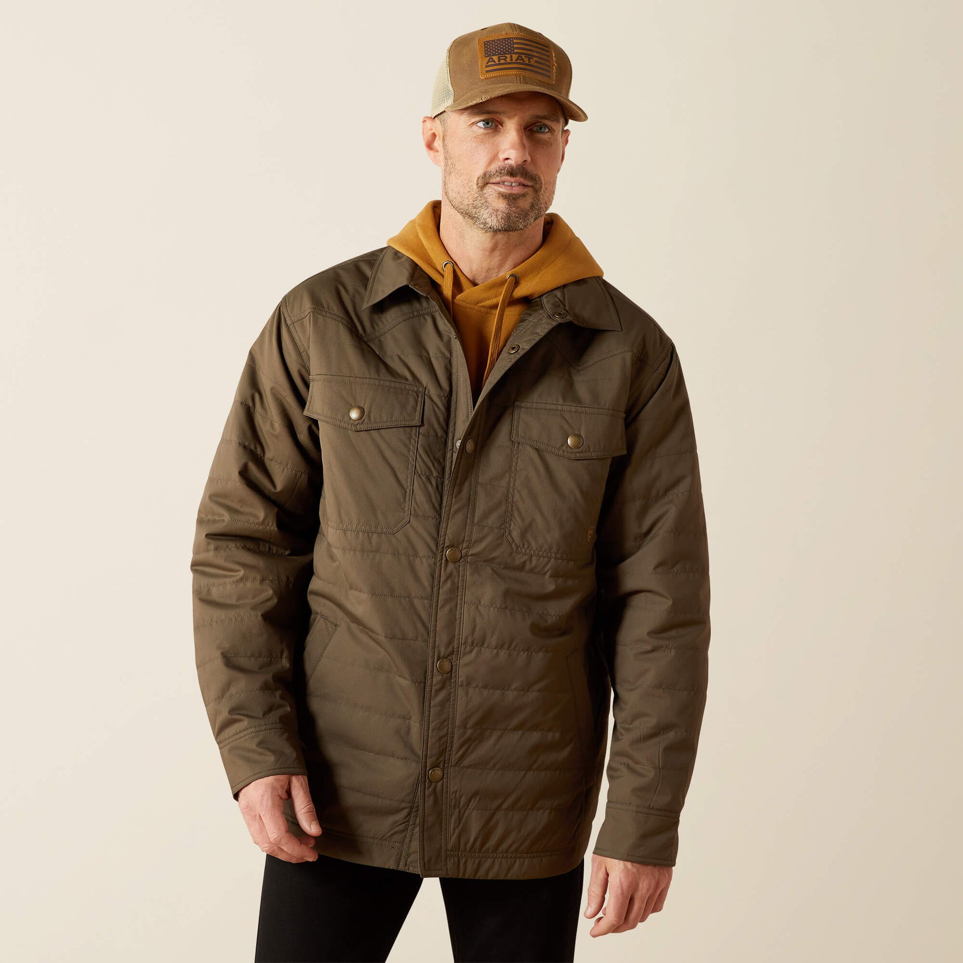 Ariat Quilted Shirt Jacket For Sale