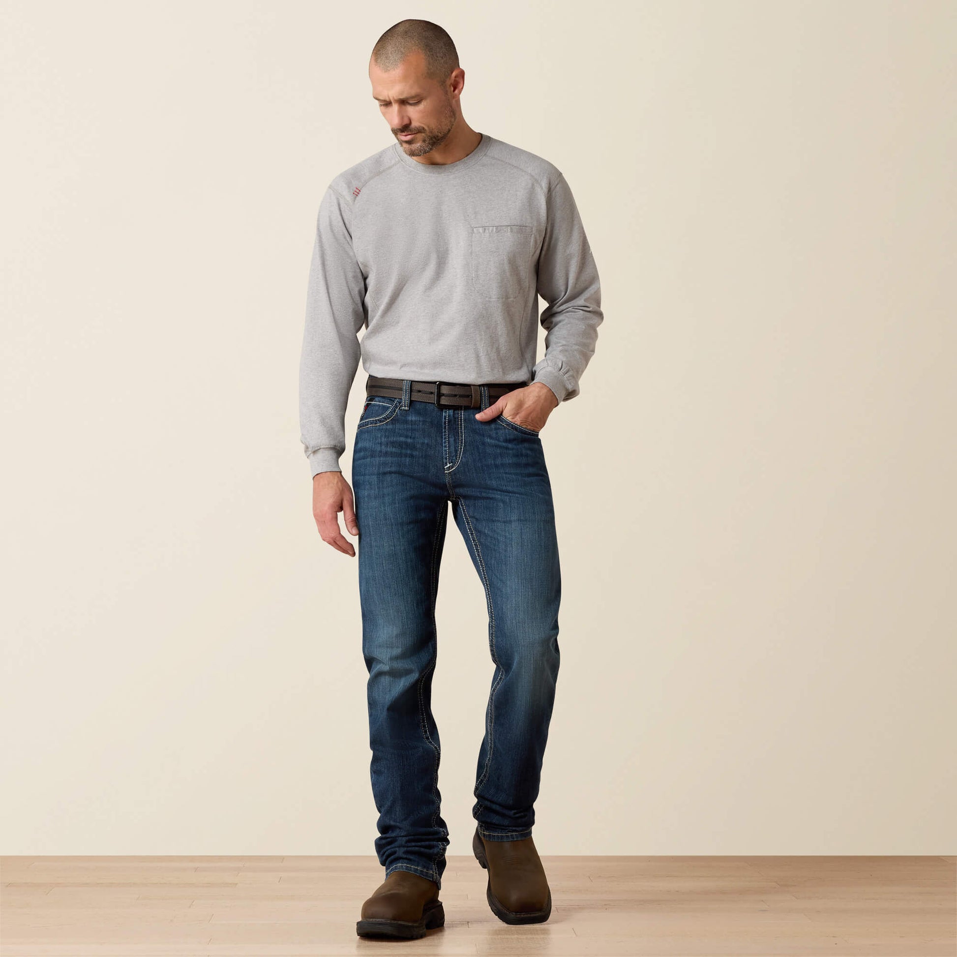 Ariat FR M7 Slim Stretch DuraLight Shoreway Straight Leg Jean Outlet