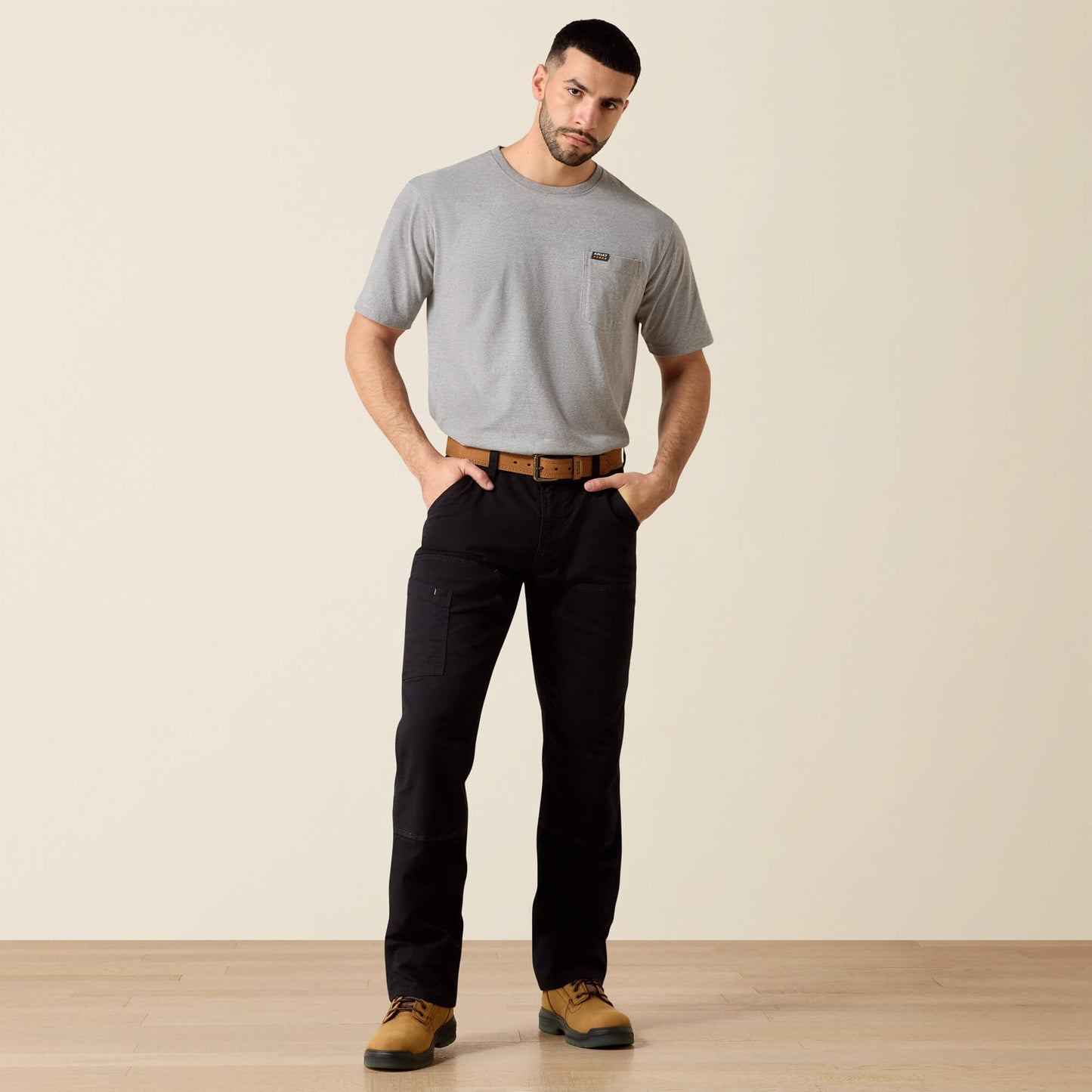Ariat Rebar M4 Low Rise DuraStretch Made Tough Double Front Stackable Straight Leg Pant Online