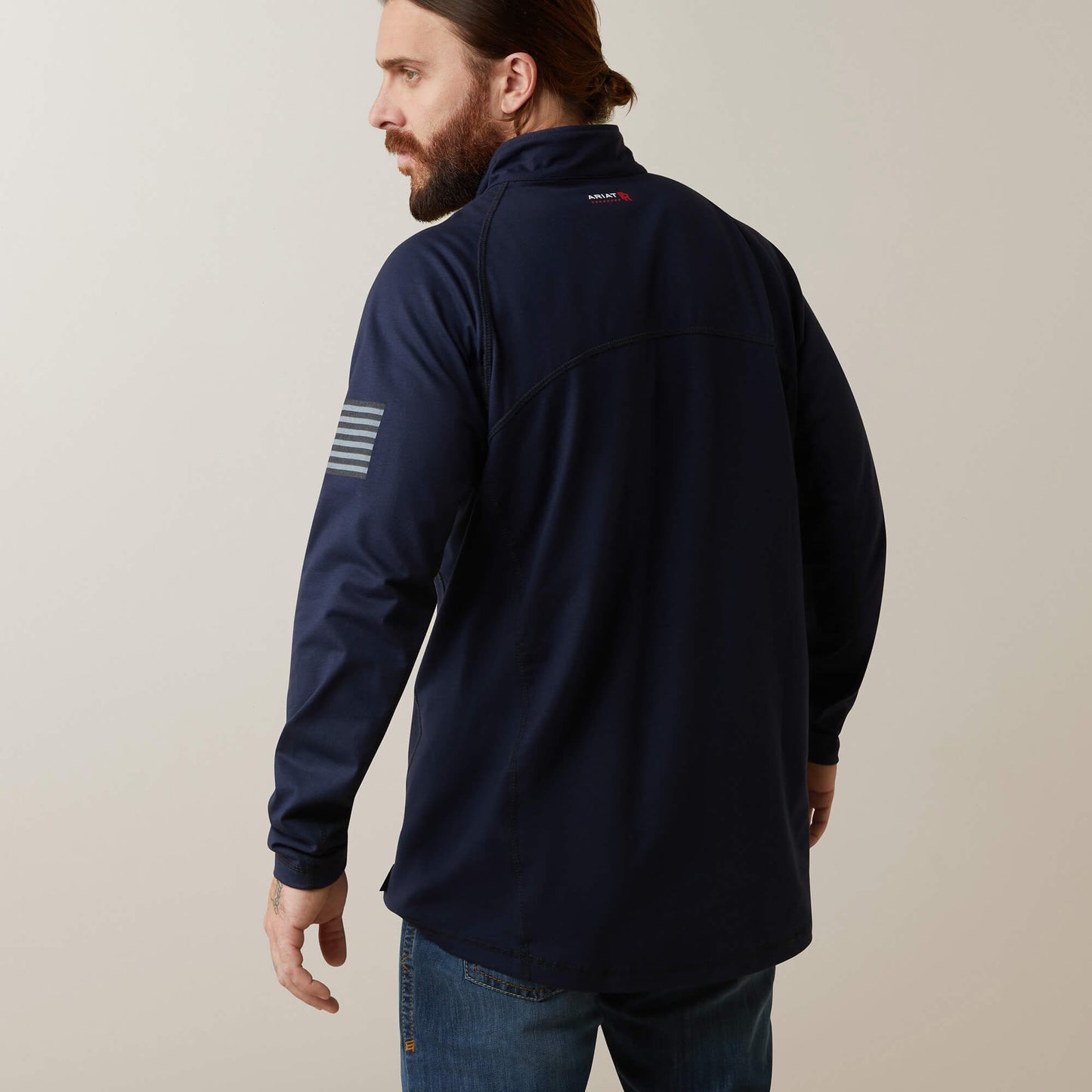 Ariat FR Combat Stretch Patriot 1/4 Zip Work Shirt Discount