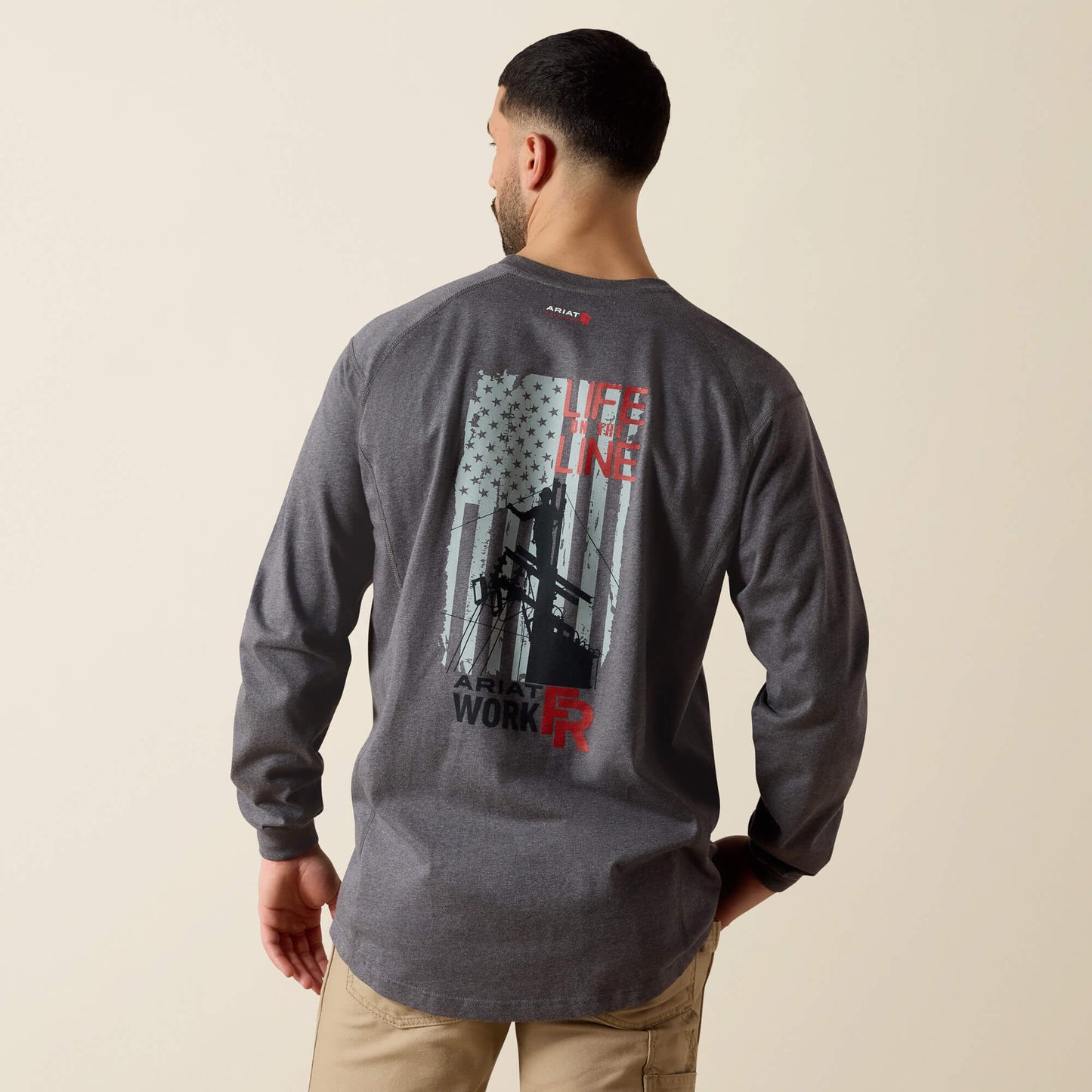 Ariat FR Air Life on the Line Graphic Top Outlet
