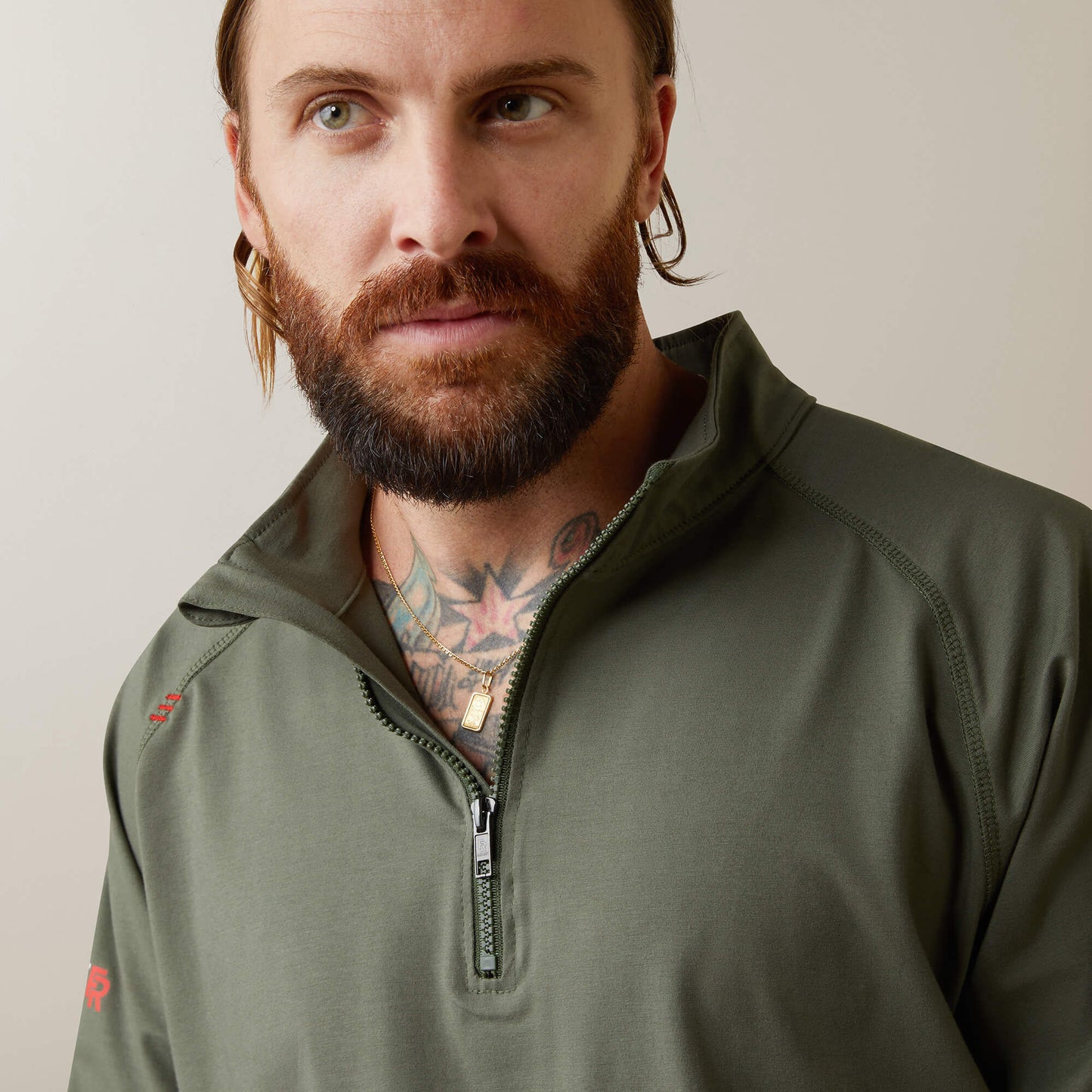 Ariat FR Combat Stretch Patriot 1/4 Zip Work Shirt Online