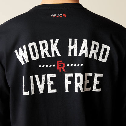 Ariat FR Work Hard Live Free T-Shirt Sale