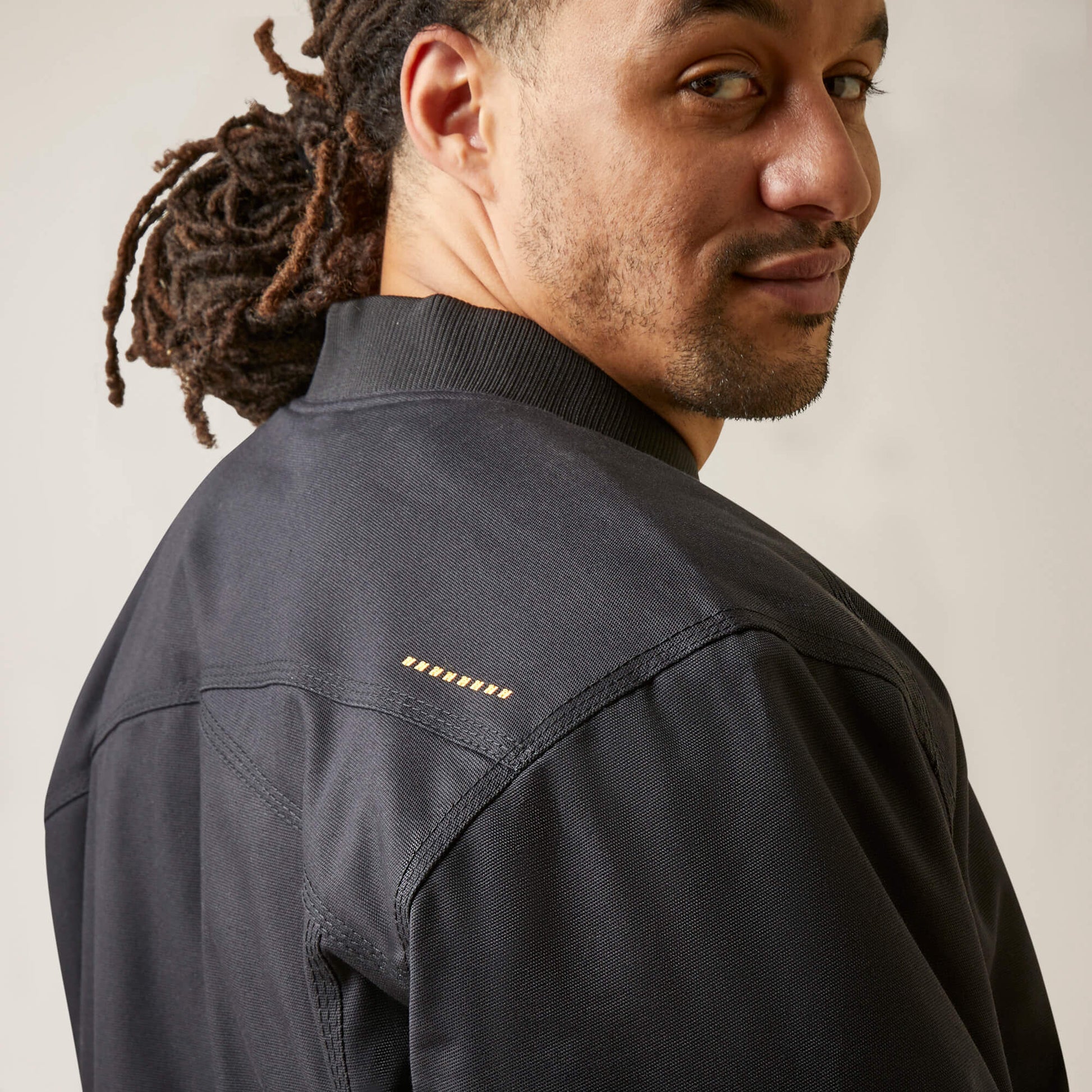 Ariat Rebar Stretch Canvas Bomber Jacket Outlet