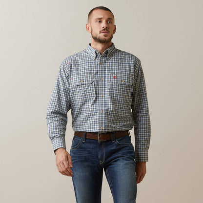 Ariat FR Plaid Featherlight Work Shirt Discount