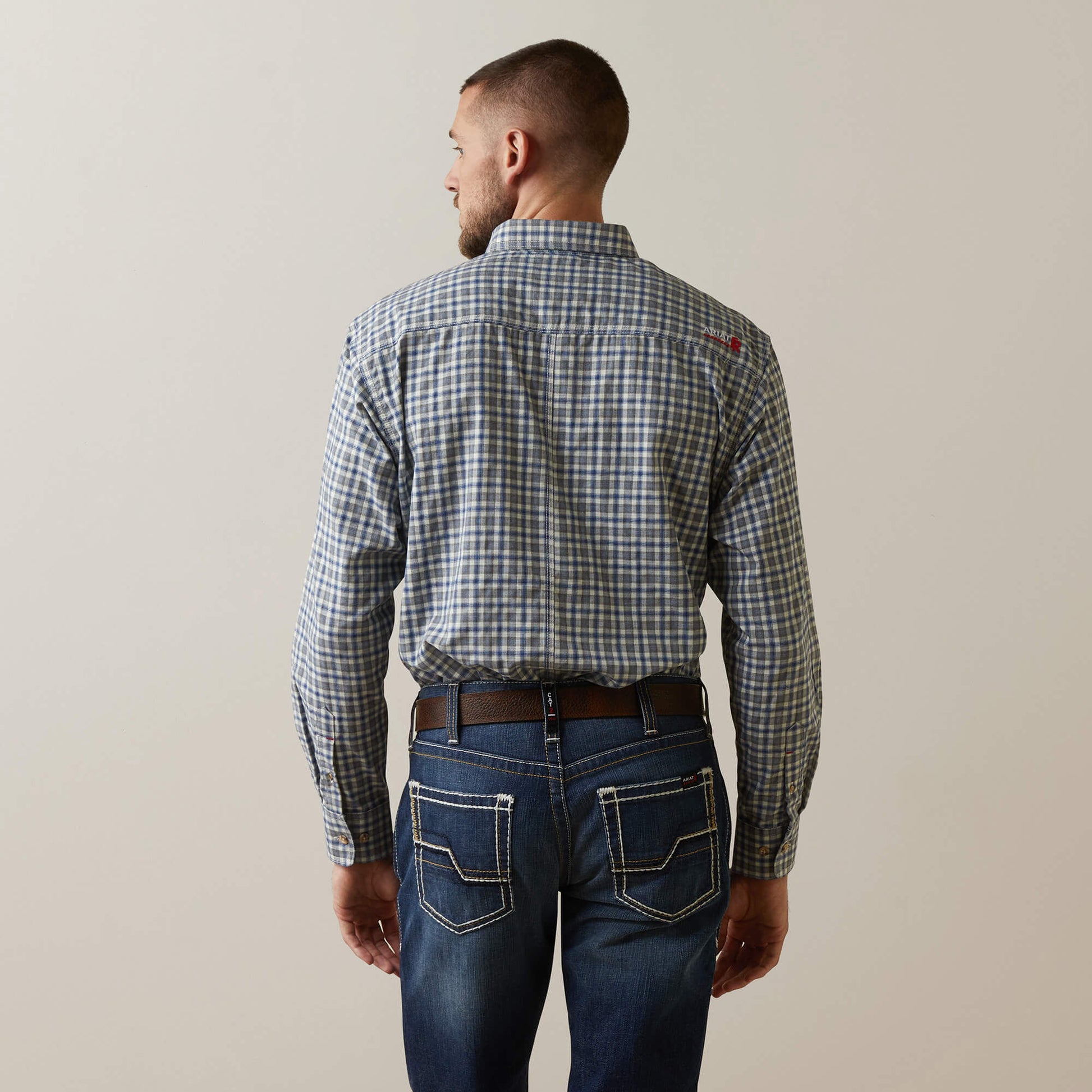 Ariat FR Plaid Featherlight Work Shirt Discount