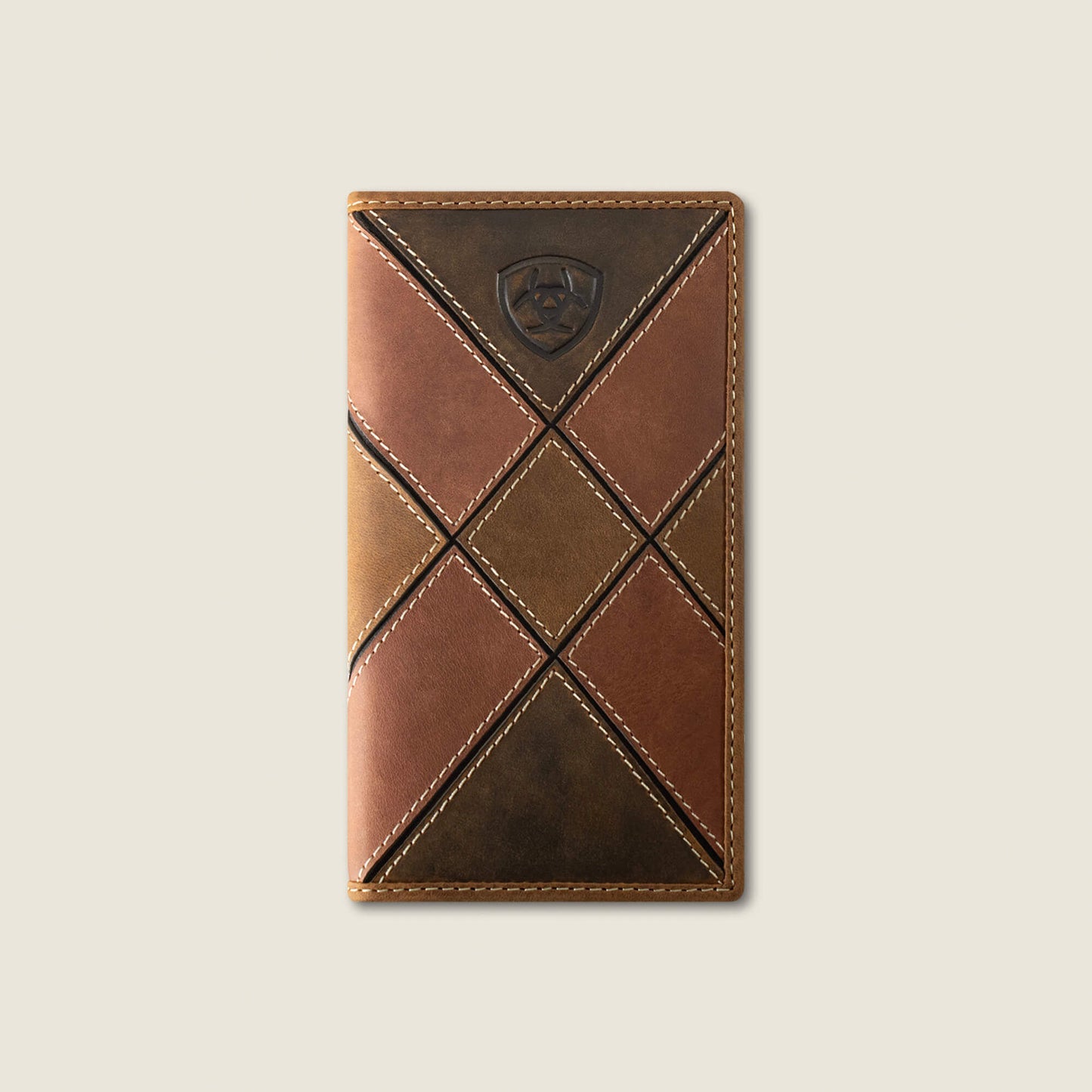 Ariat Patchwork Embroidered Logo Rodeo Wallet Sale