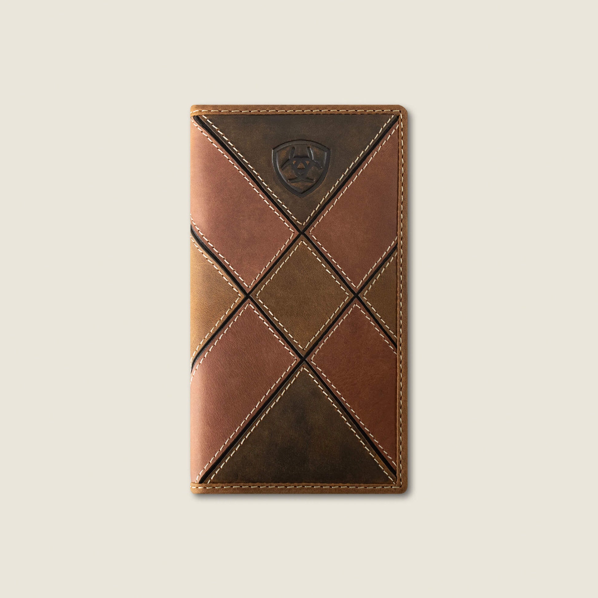 Ariat Patchwork Embroidered Logo Rodeo Wallet Sale