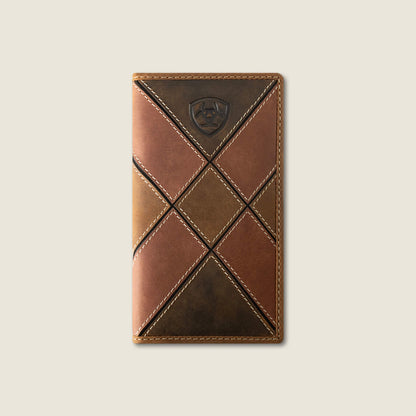 Ariat Patchwork Embroidered Logo Rodeo Wallet Sale