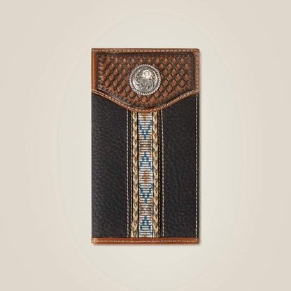 Ariat Braided Trim Rodeo Wallet For Sale