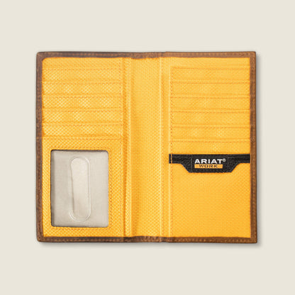 Ariat Work Roughneck Label Canvas Trifold Wallet On Sale