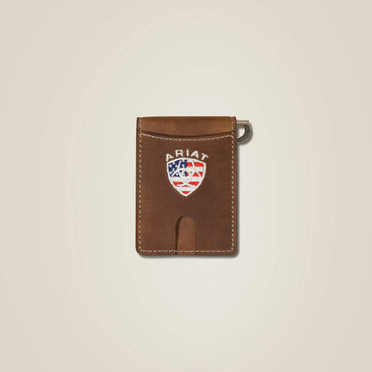 Ariat Flag Shield Clip Wallet Discount