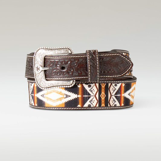 Ariat Floral Inlay Belt Discount