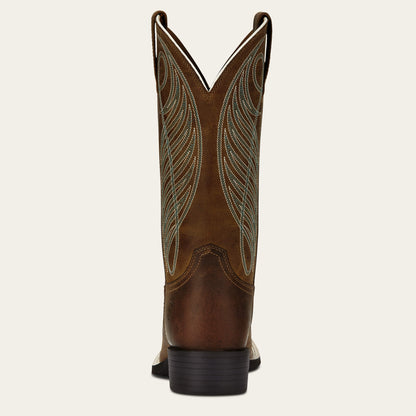 Ariat Round Up Wide Square Toe Western Boot Online