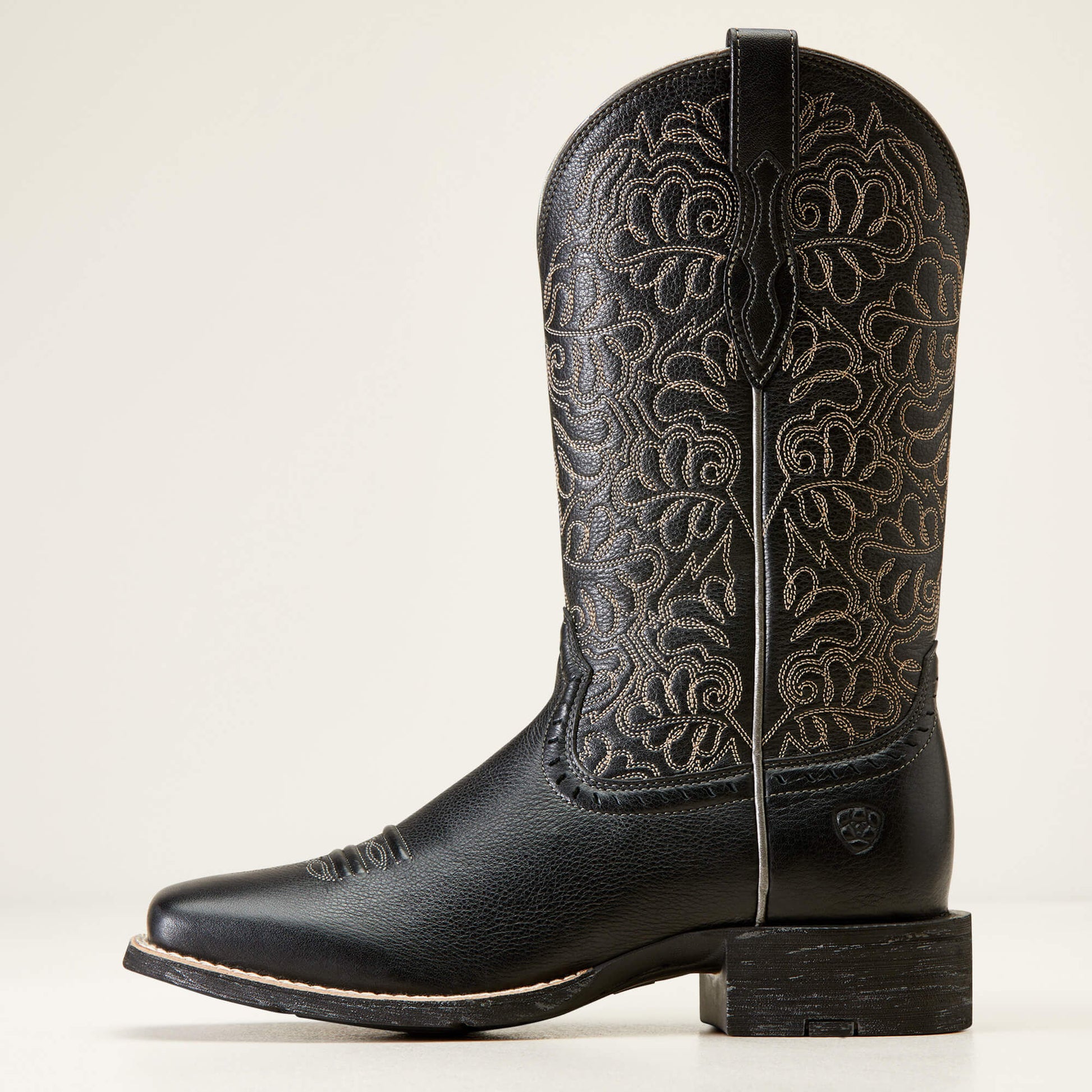 Ariat Round Up Remuda Wide Square Toe Western Boot On Sale