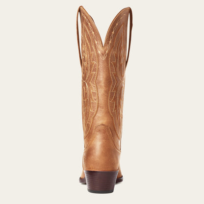 Ariat Heritage X Toe Elastic Wide Calf Western Boot For Sale