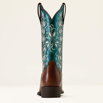 Ariat Round Up Holly Wide Square Toe Western Boot Online