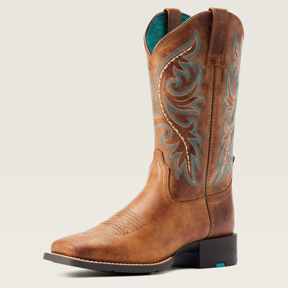 Ariat Round Up Back Zip Western Boot Sale